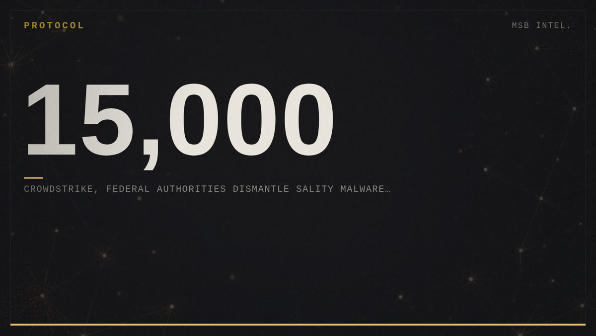 CrowdStrike, federal authorities dismantle Sality malware across 15,000 machines