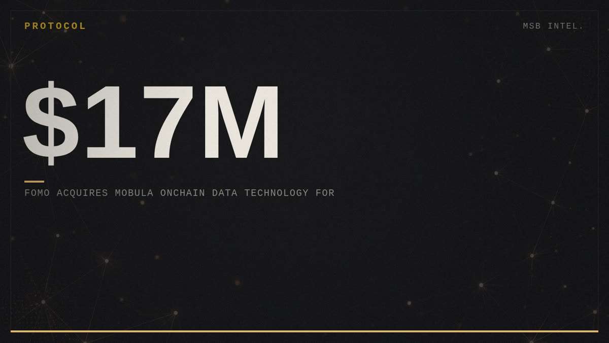Fomo acquires Mobula onchain data technology for $17 million