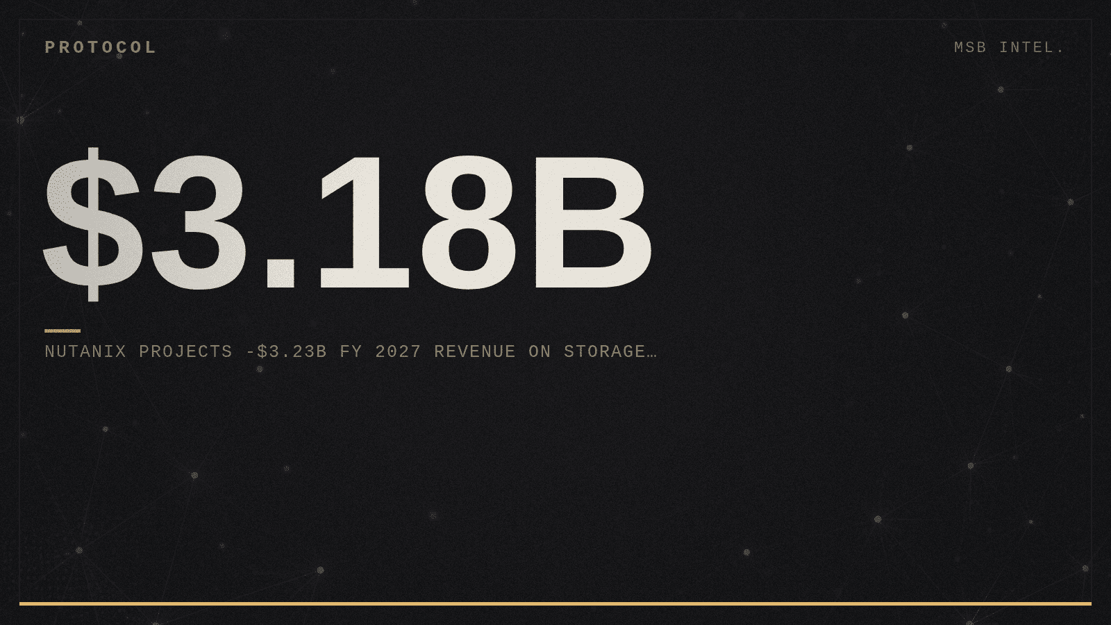 Nutanix projects $3.18B-$3.23B FY 2027 revenue on storage expansion
