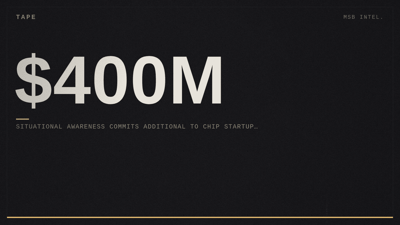 Situational Awareness commits additional $400M to chip startup Source Foundry