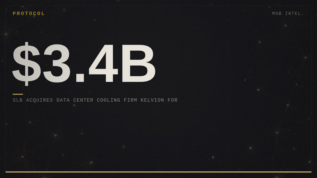SLB acquires data center cooling firm Kelvion for $3.4 billion