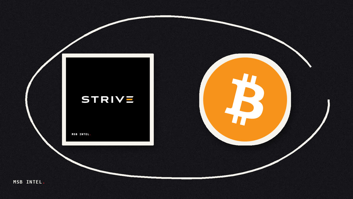 Strive acquires 1,800 bitcoin, expanding treasury to 23,156 coins