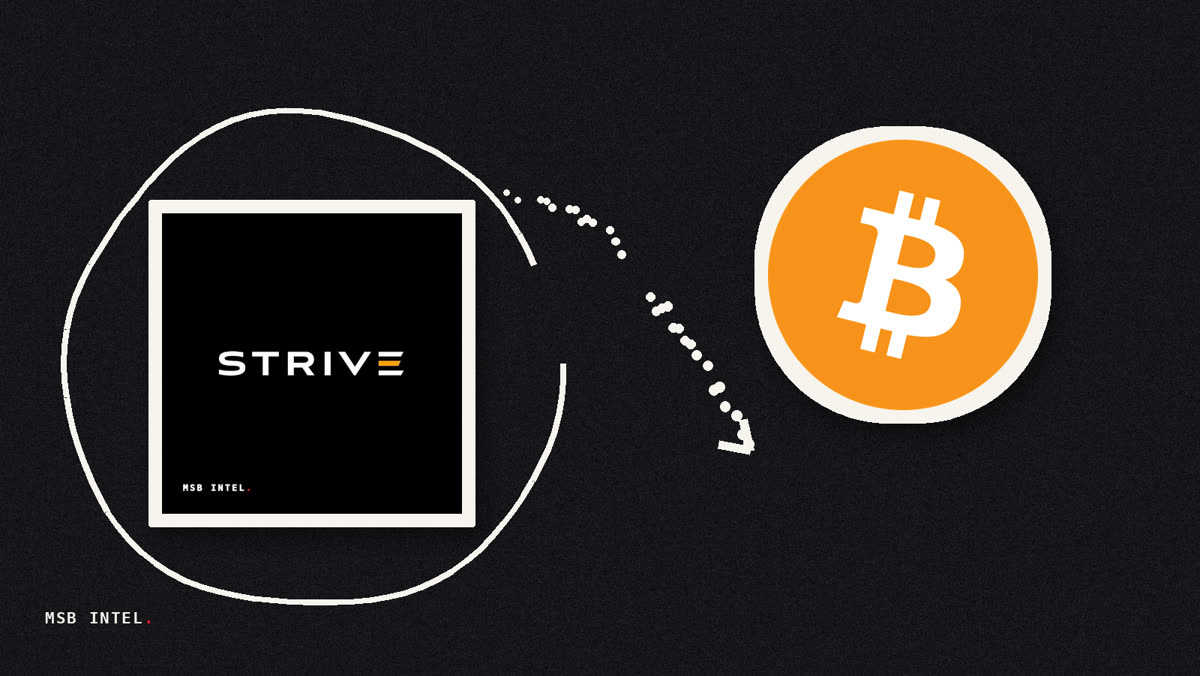 Strive adds 3,311 Bitcoin, pushing total holdings to 32,773 BTC