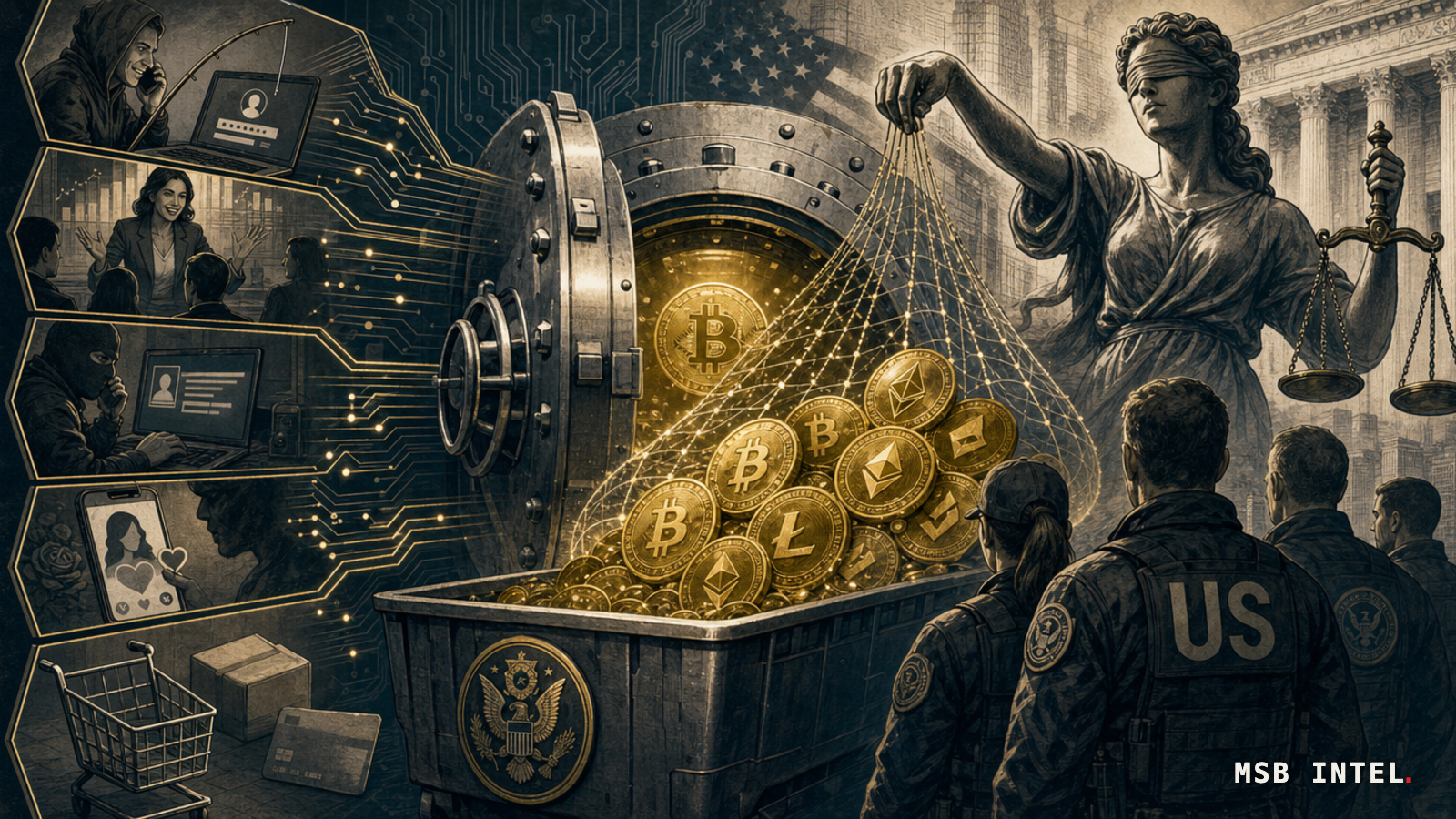 US Seizes $25M in Cryptocurrency From Five Fraud Schemes
